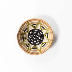 Boutique Vestine Green Woven Bowls - Small