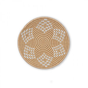 Bariku Woven Bowls - Medium, Tea & White