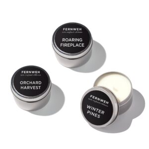 Winter Pines Scented Soy Candle - 3 Travel Set